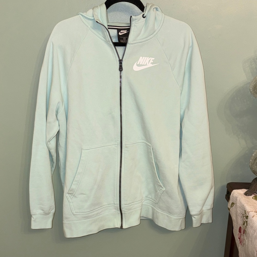 Nike Sky Blue Full-Zip Hoodie